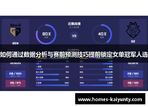 如何通过数据分析与赛前预测技巧提前锁定女单冠军人选 如何通过数据分析与赛前预测技巧提前锁定女单冠军人选