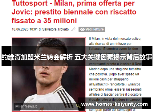 约维奇加盟米兰转会解析 五大关键因素揭示背后故事 约维奇加盟米兰转会解析 五大关键因素揭示背后故事